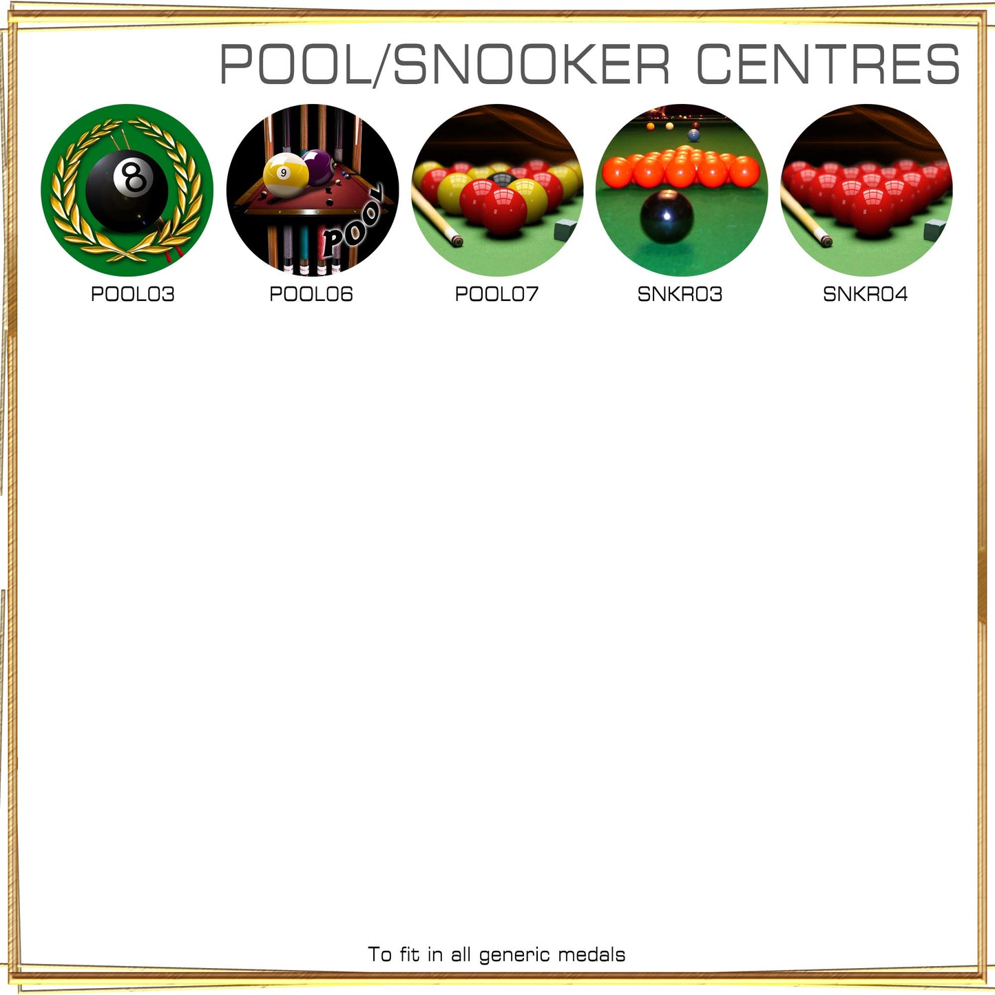 Pool/Snooker Centres