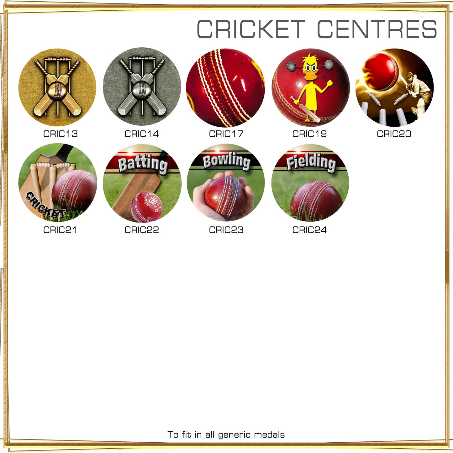 CRICKET CENTRES