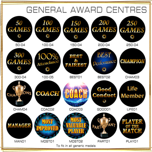 GENERAL AWARD CENTRES