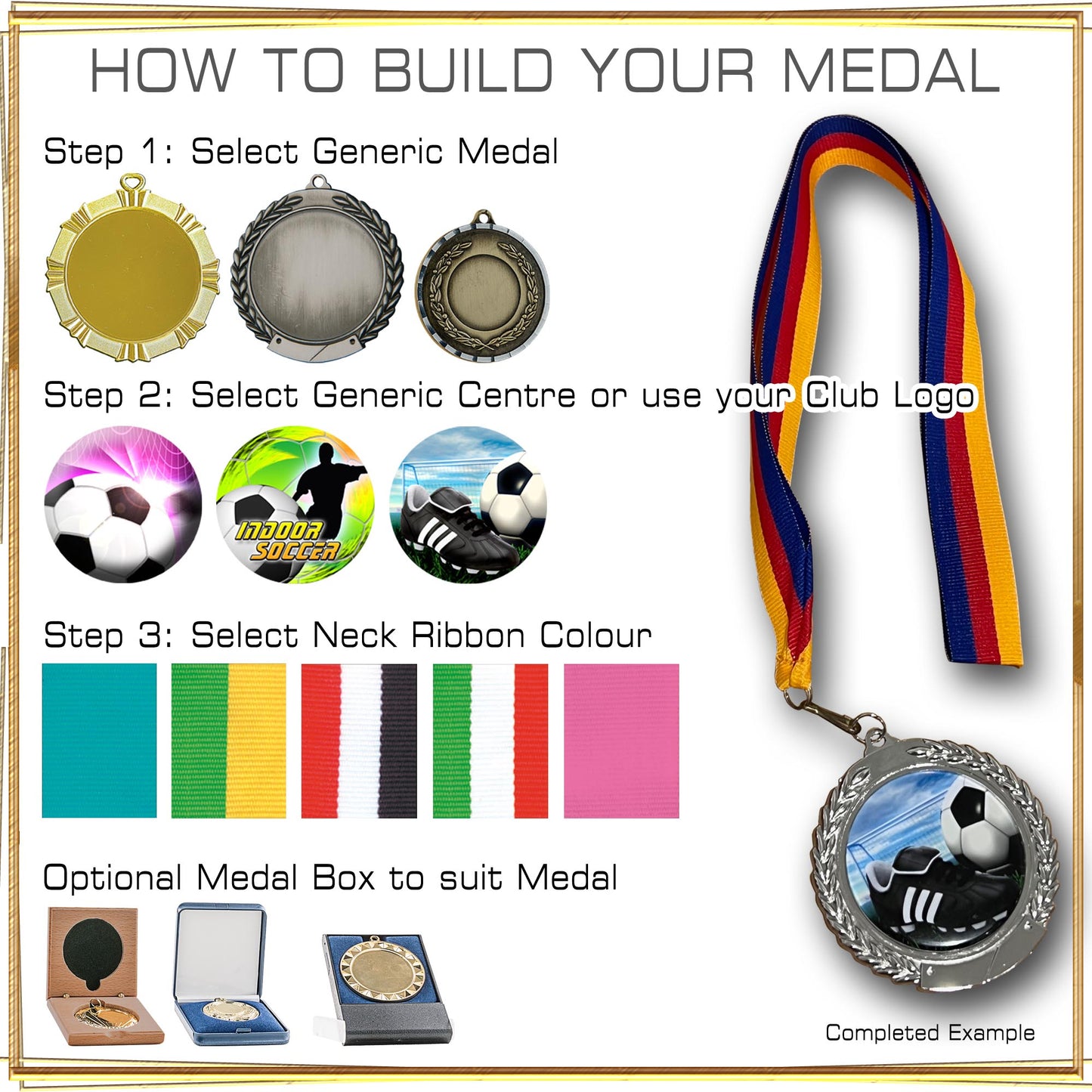HOW TO BUILD YOUR MEDAL