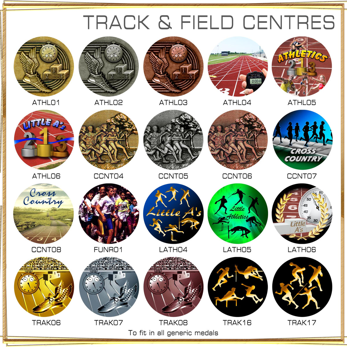 ATHLETICS/TRACK & FIELD CENTRES